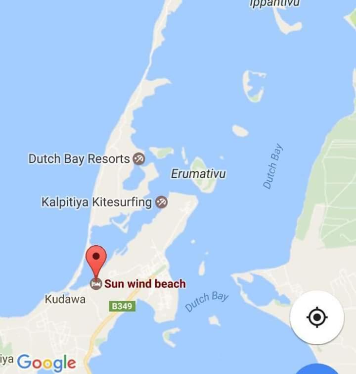 Sun Wind Beach Kalpitiya Kite Resort Exteriör bild